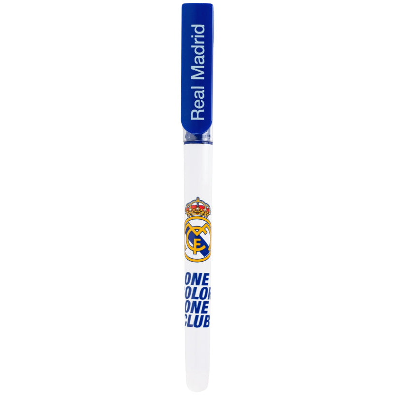 Ручка гелева "пиши-стирай" Kite Real Madrid RL26-069, синя, 2 шт. у пеналі