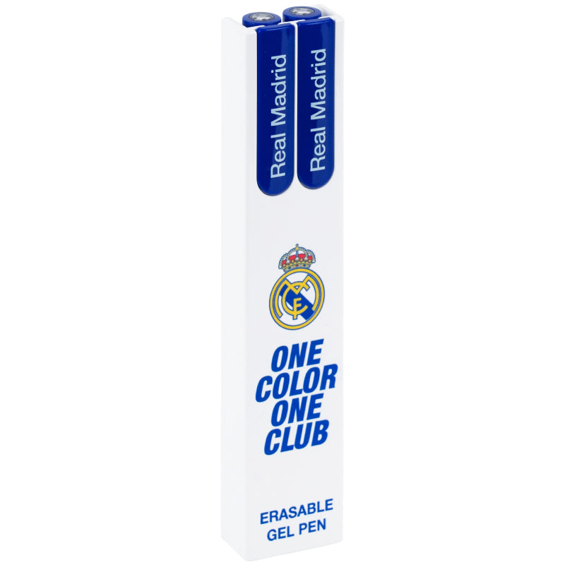 Ручка гелева "пиши-стирай" Kite Real Madrid RL26-069, синя, 2 шт. у пеналі